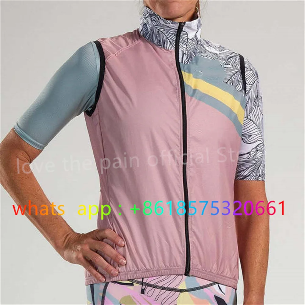 

2025 Women Cycling Vest Windproof Wind Vest Cycling Jersey Sleeveless Bike Windbreaker Quick Dry Equipment Breathable