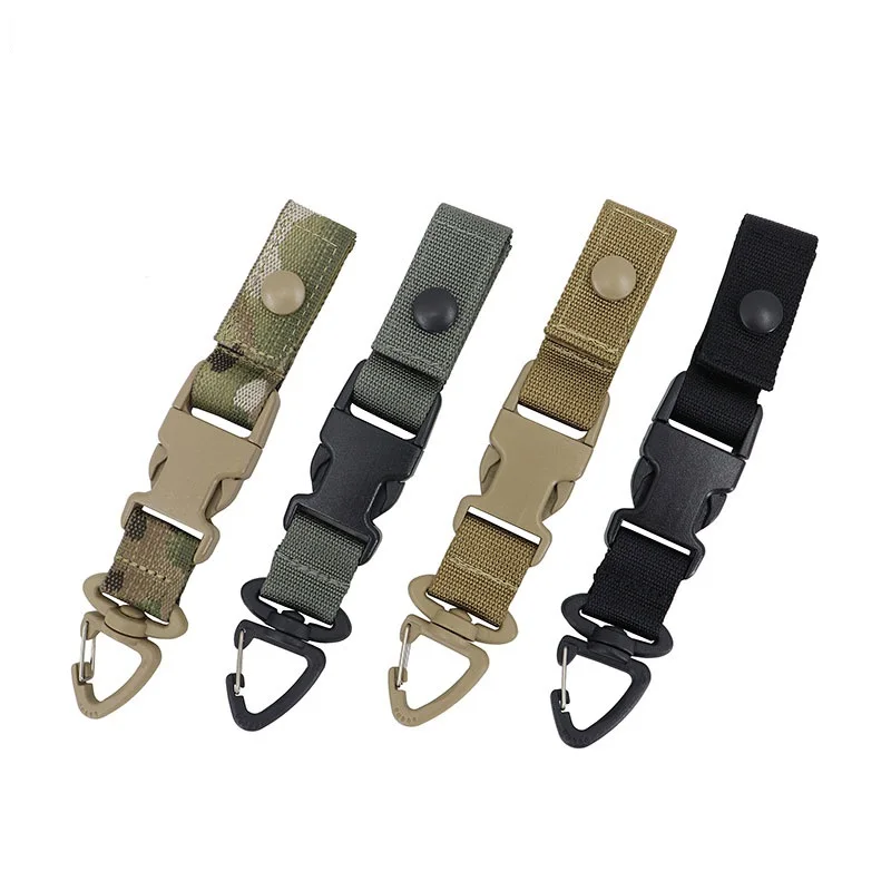 OutdoorsTactical Vest Waist Seal Hook buckleTactical MOLLE System Backpack strap With Bag Connection Multifunctional Fastener