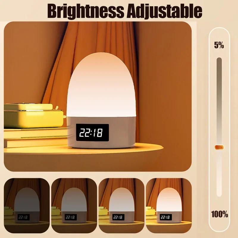 Touch Rechargeable Night Light 3 Color USB Bedside for Kids Children Room Birthday Gift for Baby Children Bedroom Decor Gift