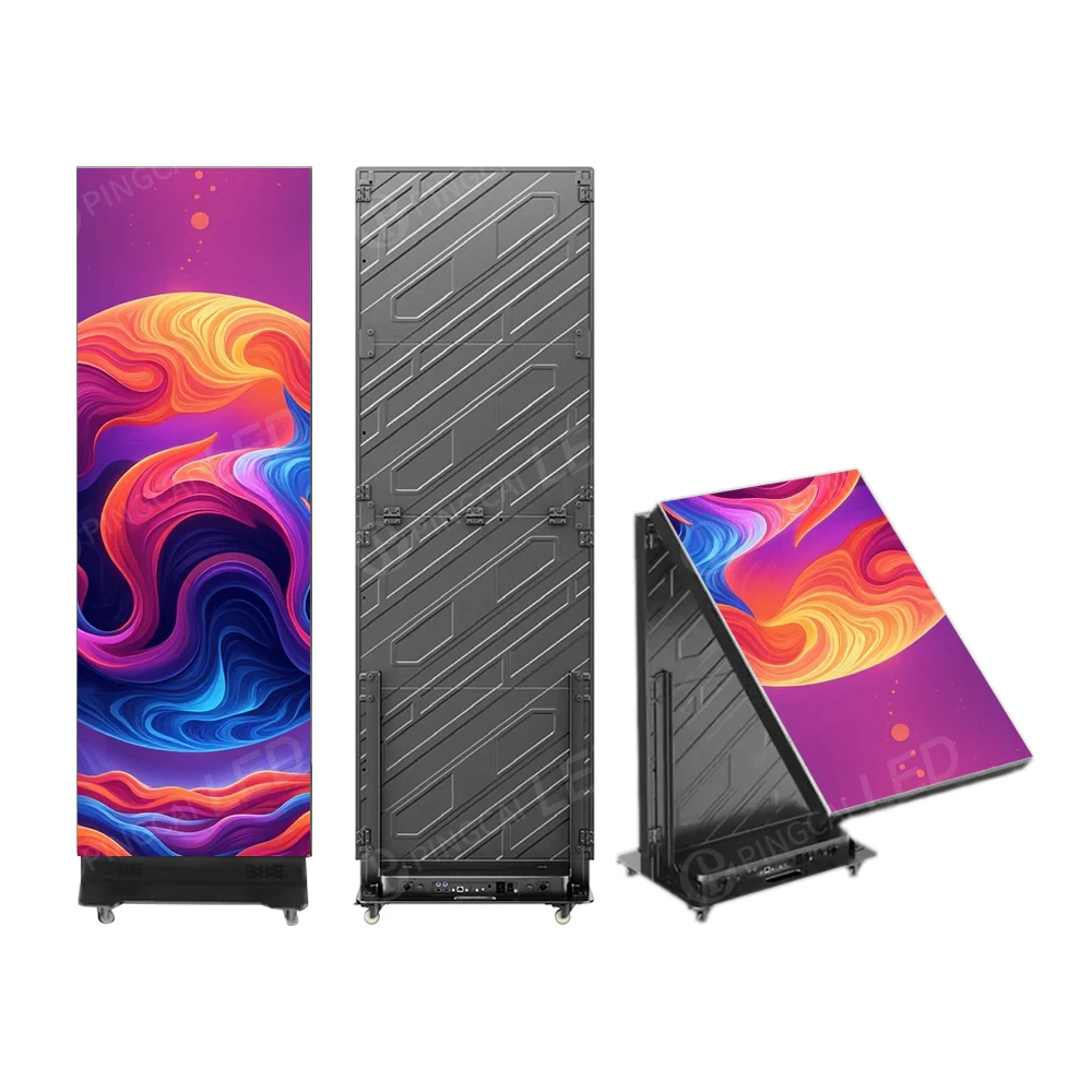 P2.5 Outdoor Waterproof Vertical Publicidad Led Digital Standing Display Poster Screen Totem Exterior Signage For Advertising