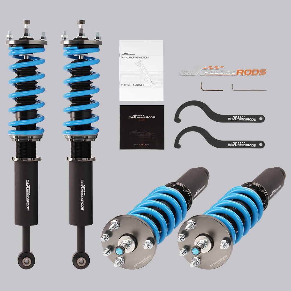 MaXpeedingrods COT6 Coilovers Suspension Struts Kit For Honda Accord 1998-2002 Adjustable Height Coilovers Suspension Struts Kit