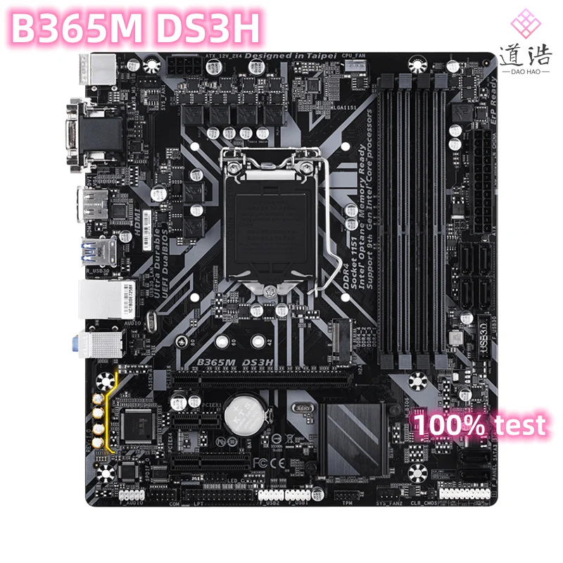 

For B365M DS3H Motherboard 64GB LGA 1151 DDR4 Micro ATX B365 Mainboard 100% Tested Fully Work