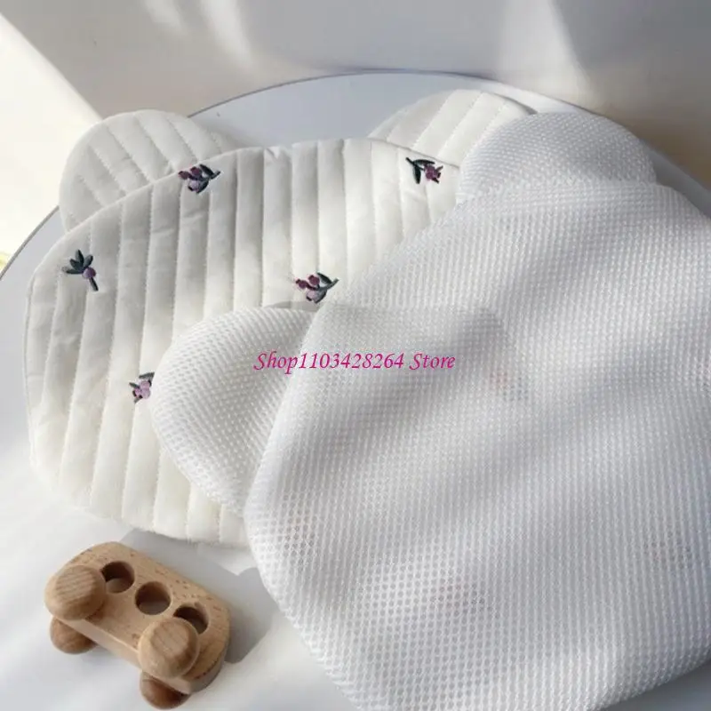 

Embroidery Toddler Pillow Infants Sleep Pillow Support Cushion for Baby Cribs