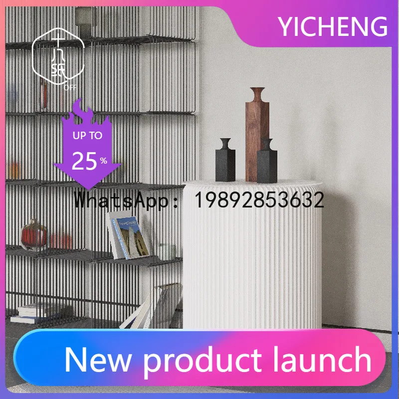 

PYJ side sofa living room round designer corner light luxury bedside small table