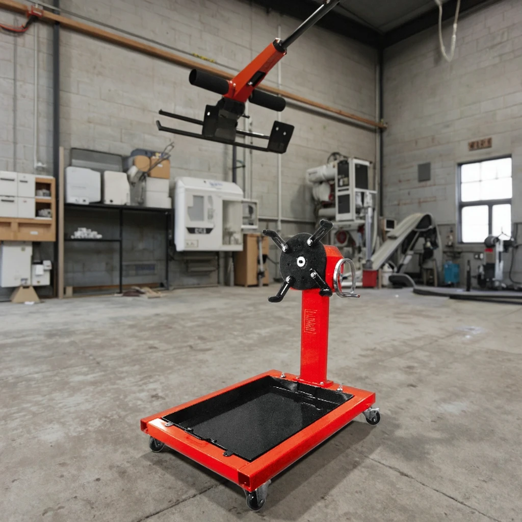 High Quality Automatic Rotating Grab Tray Vehicle Tools Turning Rack Engine Stand