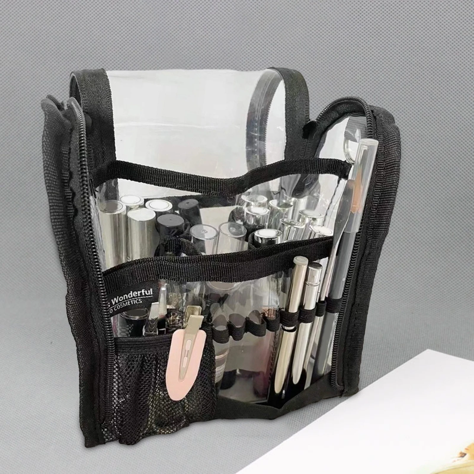 

Makeup Artists Bag Make Up Bags Organizer Multipurpose Large Clear Makeup Bag Toiletries Makeup Case for Camping Home