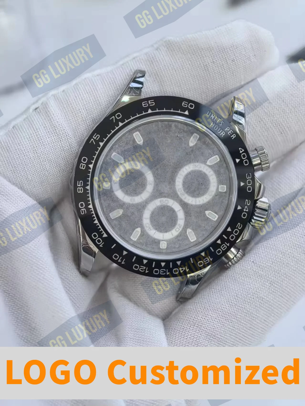 

GG Luxury 40Mm 126500 Watch Kit for RX dtna 4130 Movement Automatic Men's Watch Set Solid Steel Sapphire Watch accessories