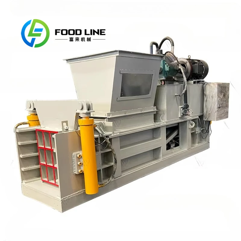 Customized Automatic High Efficiency Homemade Aluminum Can Baler Hydraulic Compactor Press Machine