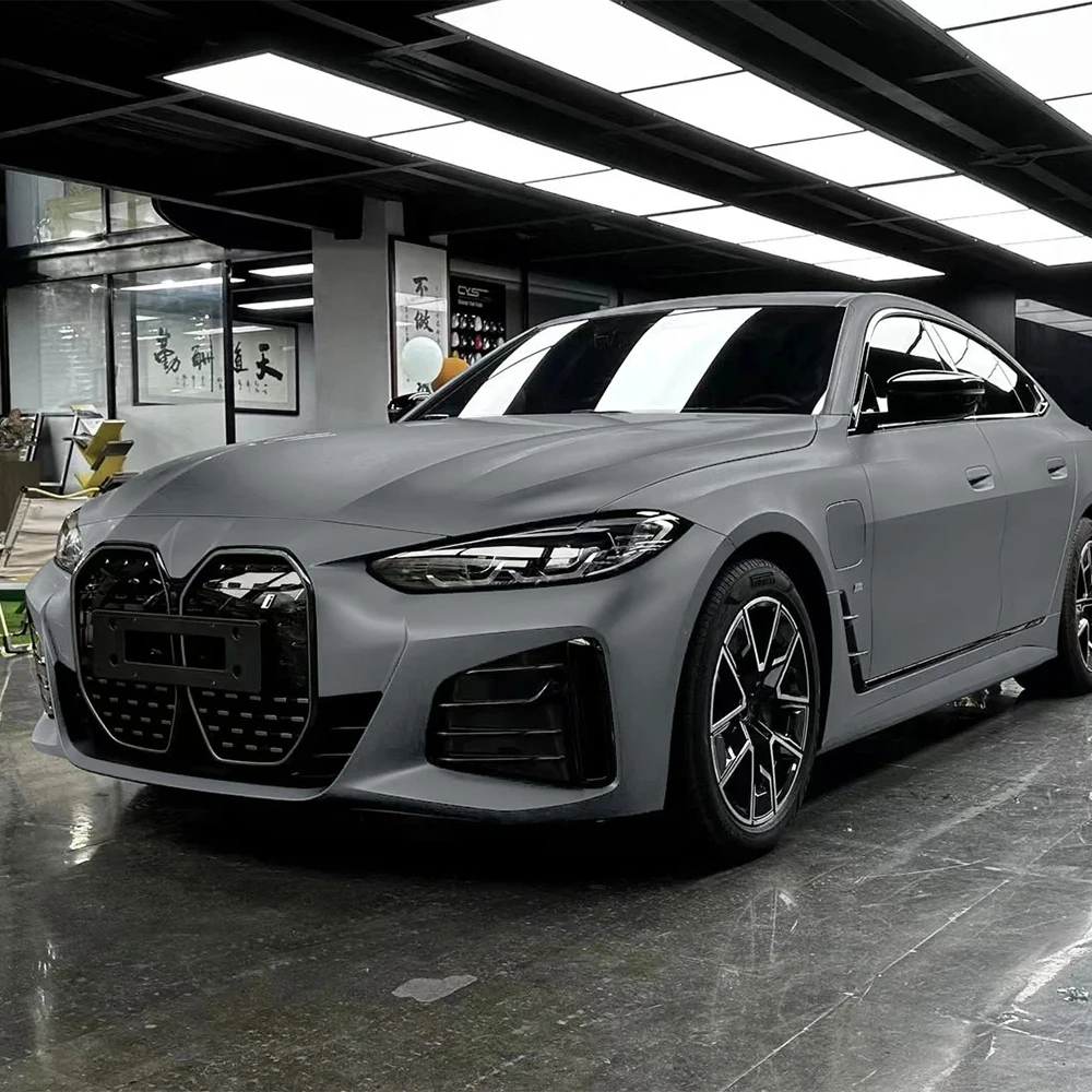 

Матовая серая виниловая пленка для автомобиля, мотоцикла, клейкая виниловая пленка для кузова, виниловая пленка без пузырьков, авто водонепроницаемая наклейка из ПВХ