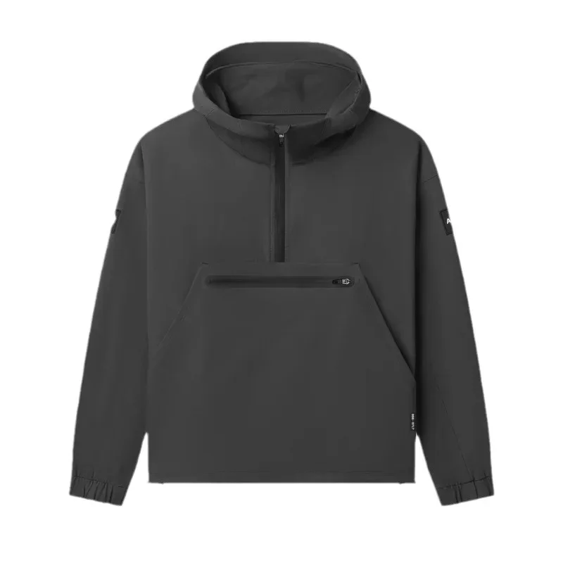 Men\'s Spring Autumn Running Hooded Jackets Gym Fitness Sports Sportswear Hoodies Zipper Hoody Sweatshirt Casual Pullover Coat