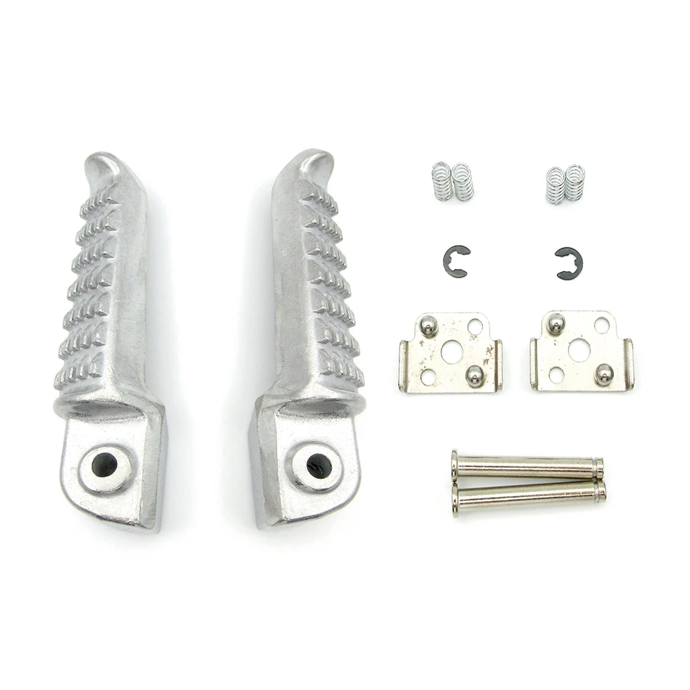 Motorcycle Rear Footrests Foot Pegs For Kawasaki Ninja 250R 650R Z750 Z1000 ZZR1200 1400 ZX-6R 98-13 ZX9R ZX-10R ZX12R ER6F ER6N