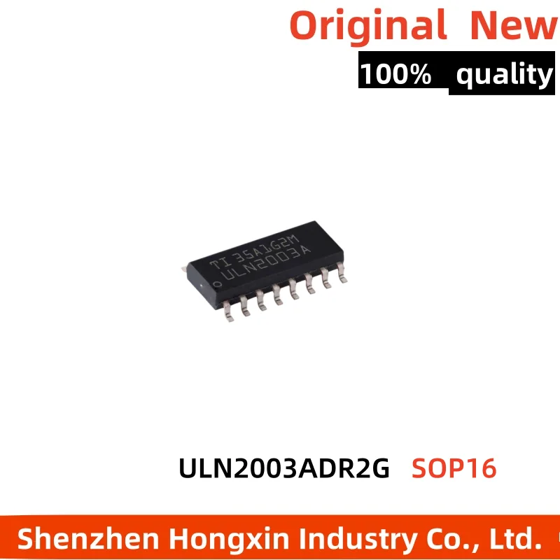 10 pieces of ULN2003A ULN2003ADR ULN2003ADR2G transistor array, surface-mount SOP16