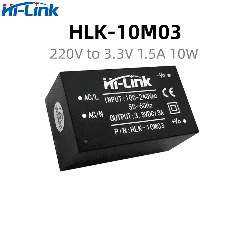 Livraison gratuite Hi-Link usine vente ACDC HLK-10M03 HLK-10M05 HLK-10M09 HLK-10M12 HLK10M24 HLK-10M24 Original DIP Power Tech