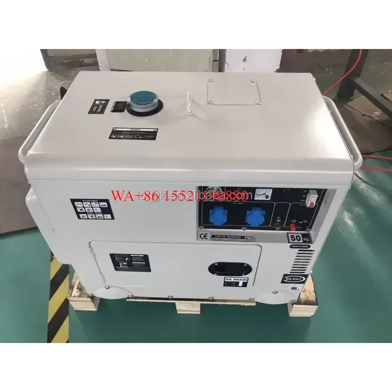 WMWMNU for 3 Phase 50hz 380V 400V Sound Proof 8KVA diesel Generator Price Small Generator Set 7kw Silent Diesel Generator