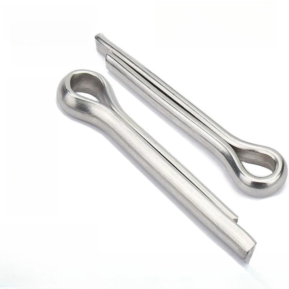 100 Pcs 304 Stainless Steel Cotter Pins 7Sizes Split Pin Fastener Clips Cotter Pins for Automotive Mechanics Small Engine Repair