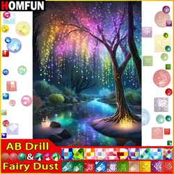 HOMFUN Fairy Dust AB Full diamond Painting 
