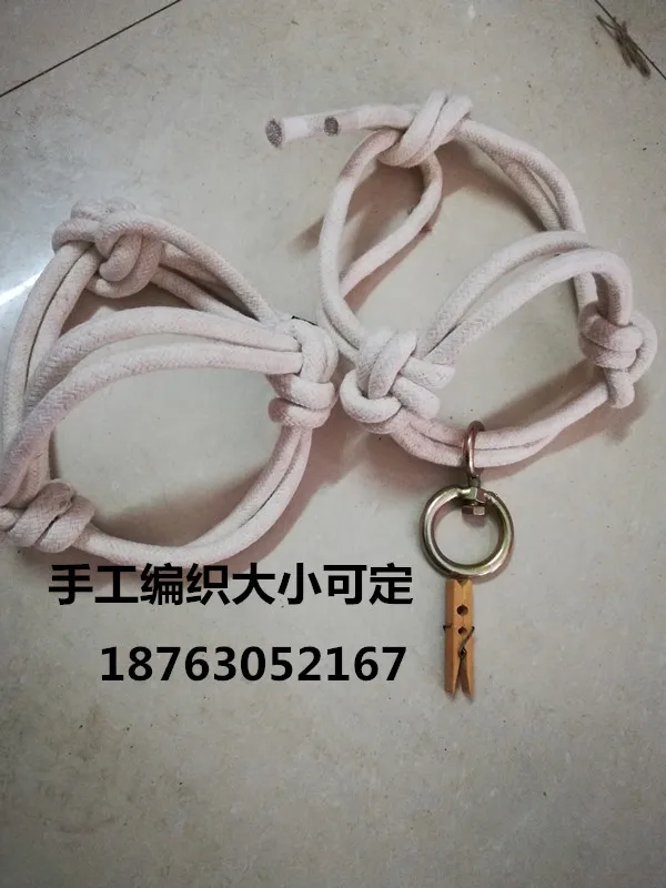 ทอมือผ้าฝ้ายแกะ Bridle แกะคอก๊อกน้ำ Dragon แขนม้าวัว Bridle ดึงเชือกท่อตะกั่ว