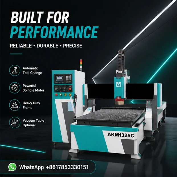 1325 Atc Cnc Router Automatic Tool Changer 3-axis Atc Router with Vacuum Table