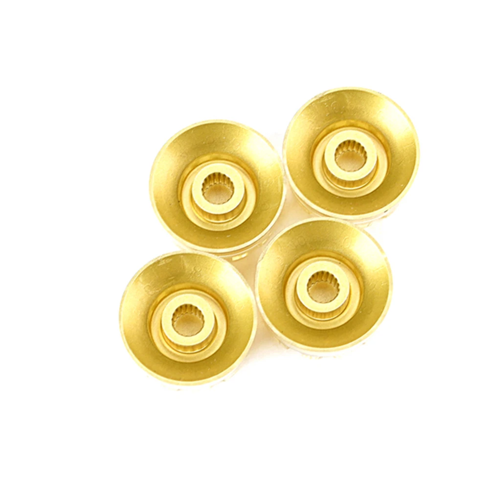 

4Pcs Guitar Volume Knobs Solid Anti-Corrosive Potentiometer Caps Easy Install for Electric Guitar Bass Volume Knobs