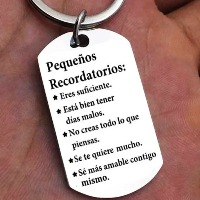 1PC Inspirational Gifts for Daughter To My Son To Friends Keychain, Birthday Graduation Christmas Gift for Daughter Hija Hijo image 4