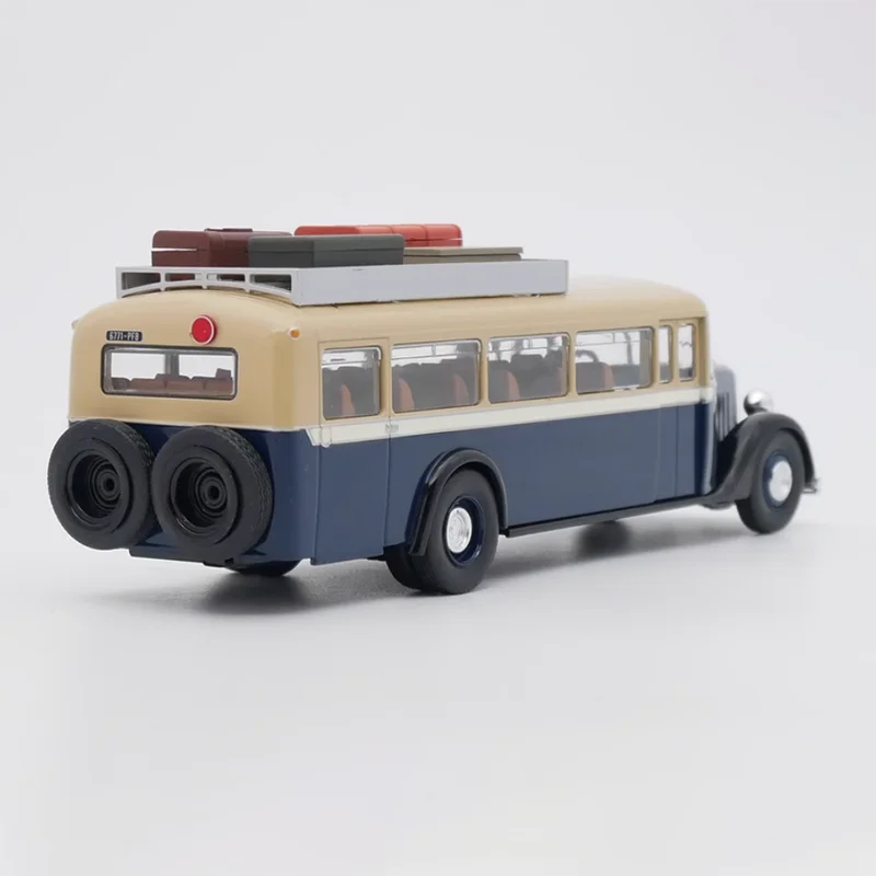 Diecast 1:43 Scale T45 1934 Bus Alloy Vehicle Model Finished Simulation Collection Decoration Gift Toys Display