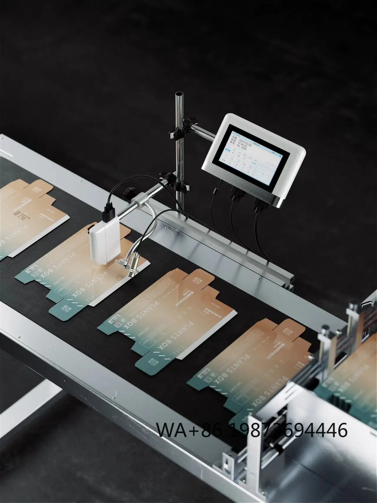 Industrial Inkjet Coding Machine Printer Carton Plastic Packaging