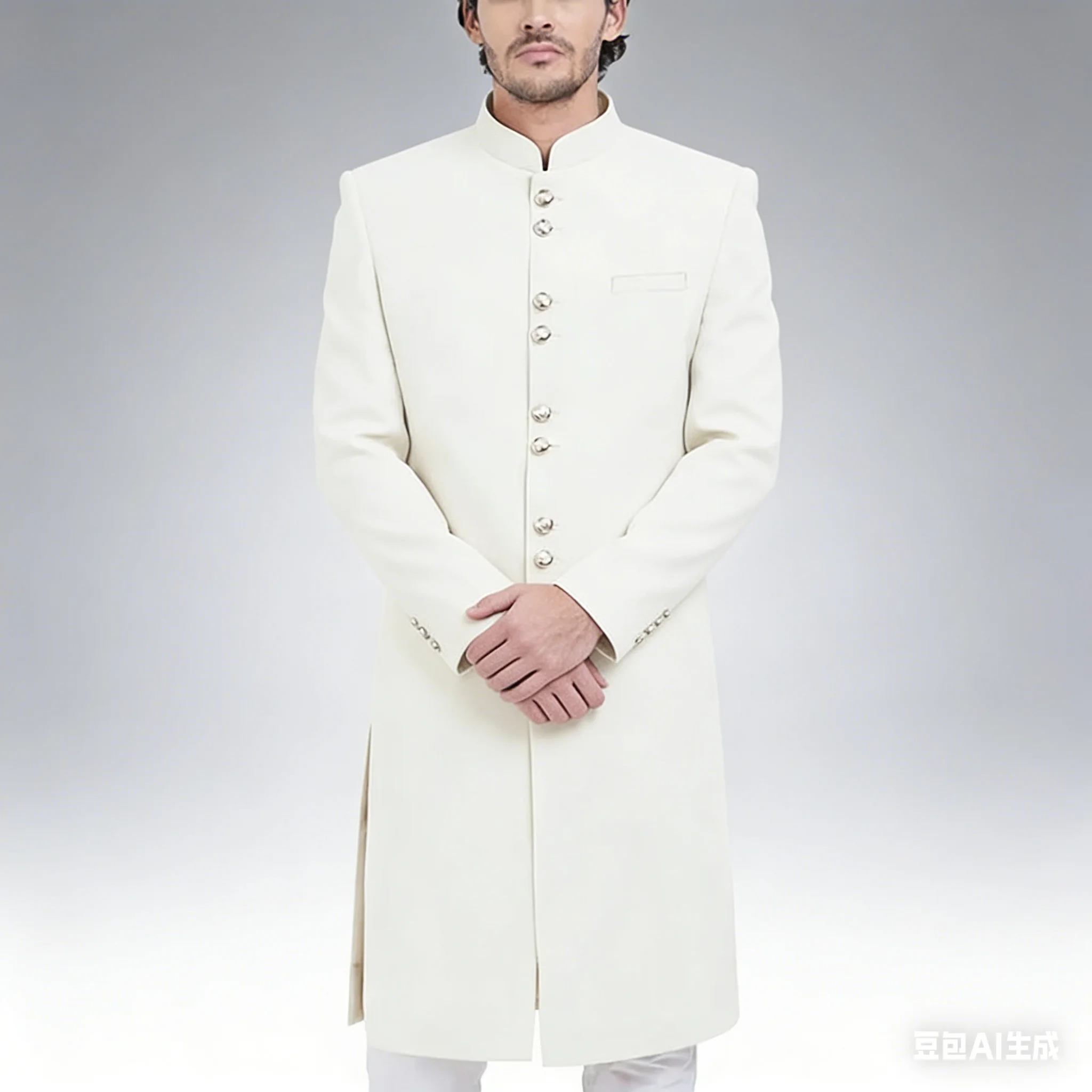 Custom Made Long Coat Mans Suits For Wedding Slim Fit Groom Tuxedos Best Man Wear Prom Dresses Dinner Suits 2Piece(Jacket+Pants)