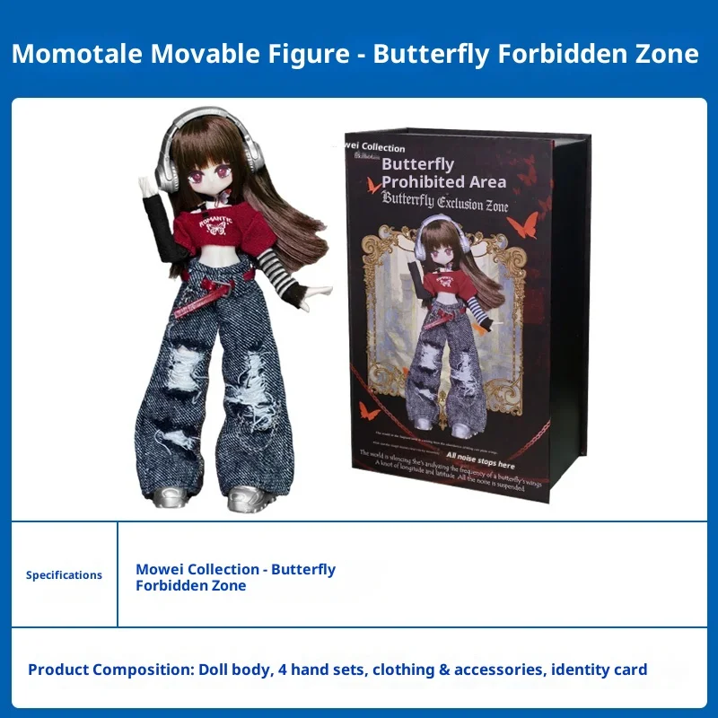Figura coleccionable semiautomable de 8 puntos de la serie Momo Girl, juguete de moda, exhibición, regalo, coleccionistas de juguetes, artículo, caja ciega