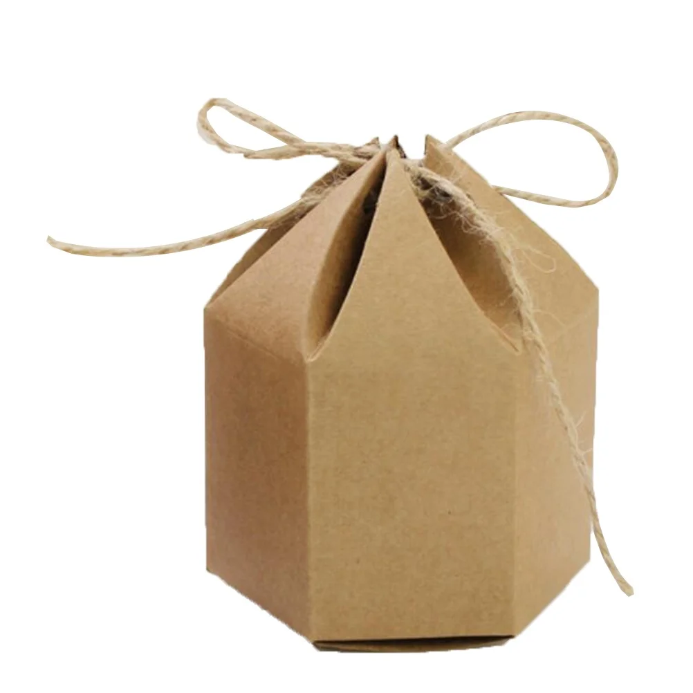 

50 pcs Forest Gift Box Paper Vintage Design Wedding Party Favor Boxes Small Size Candy Snack Earring Holder