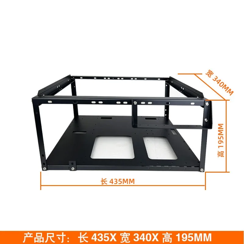 Stackable open chassis X79X99 dual-channel EATX motherboard bracket vertical and horizontal AI supercomputer rack
