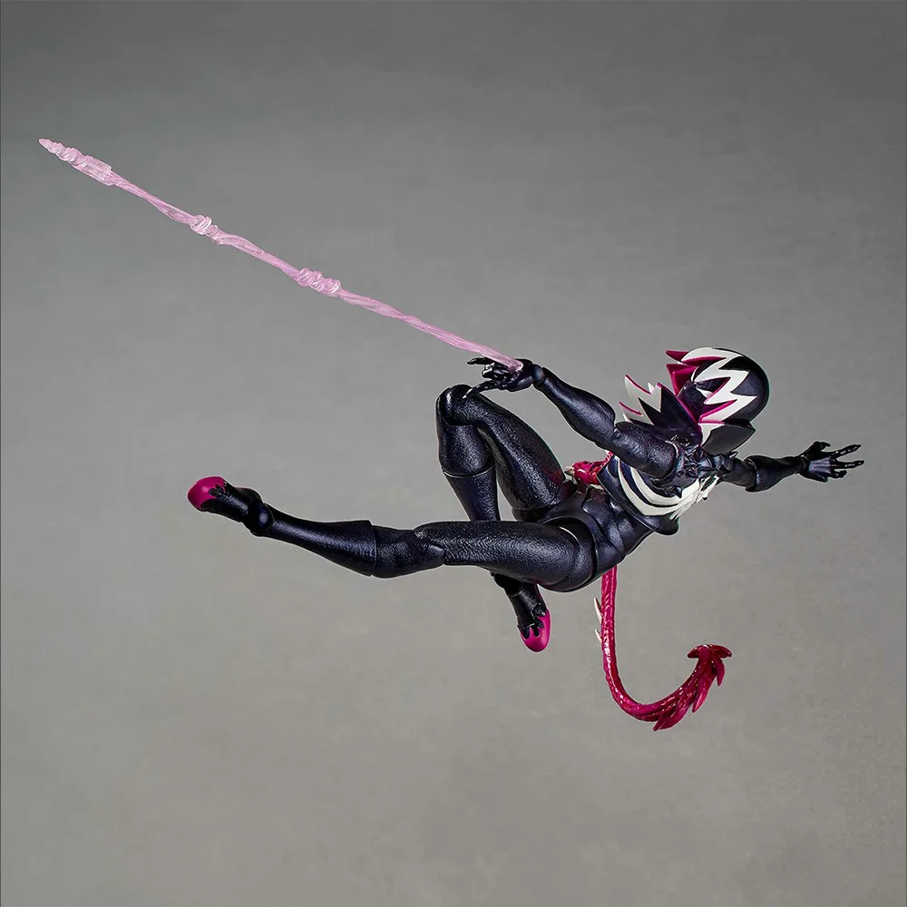 100% Original Kaiyodo Amazing Yamaguchi, Revoltech (NR071) Spider-Gwen Gwenom Anime Figure Action Figure Model Decoration