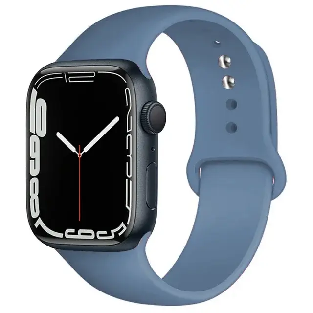 Silicone Band For Apple Watch straps 49mm 40mm 44 mm 45mm 46mm 42mm 41mm 38mm sports bracelet iWatch series 10 9 8 3 SE ultra 2 - Image 61