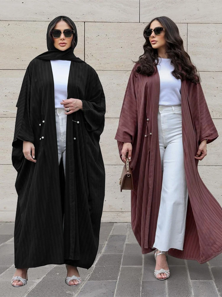 Ramadan Eid Dubai Khimar Abaya Islam Muslim Kimono Hijab Dress Kebaya African Dresses For Woman Djellaba Robe Femme Musulmane