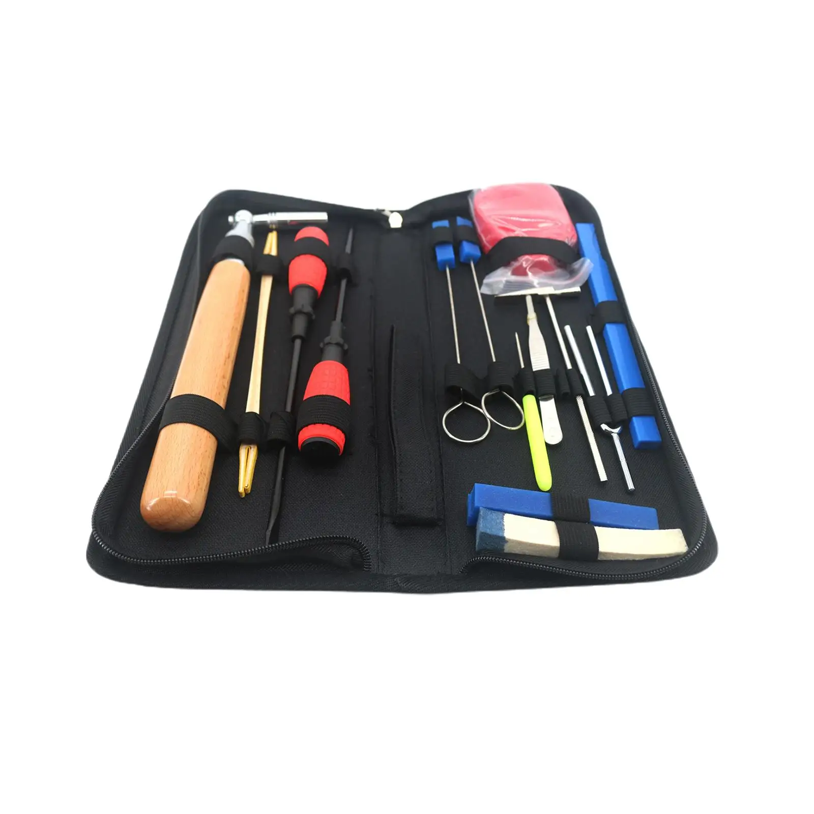 

16 Pieces Piano Tuning Kits with Case Portable Tuning Wrench for Piano Tuner Students Piano Tuning Enthusiasts Piano Teachers