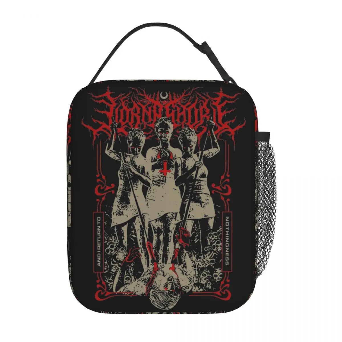 

Lorna Shore Pierced Of The Abyss Insulated Lunch Bags Leakproof Reusable Cooler Bag Lunch Box Tote School Travel Food Bag