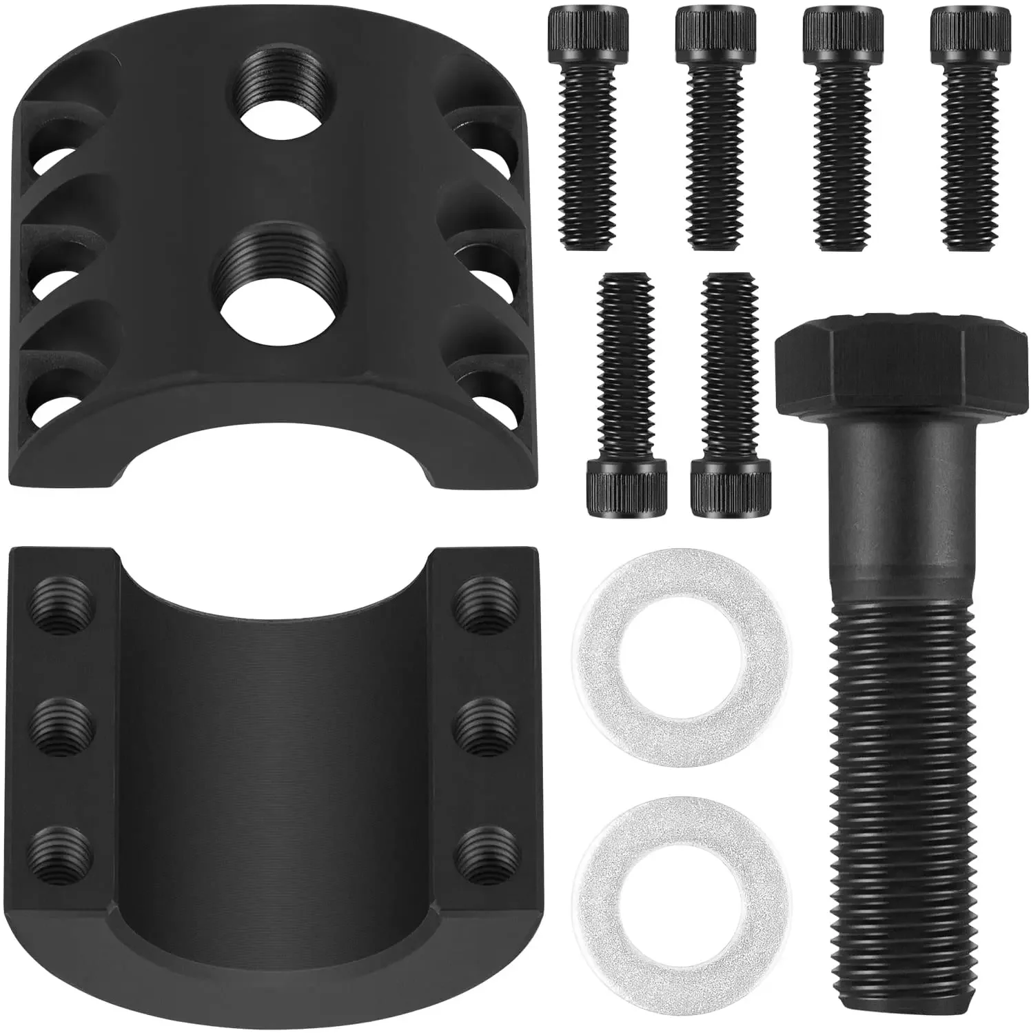 Chuang Qian Steering Stabilizer Tie Rod Clamp for Jeep Wrangler JK TJ XJ ZJ MJ 2007-2018 1-3/8in Diameter Tie Rod 1-3/8\