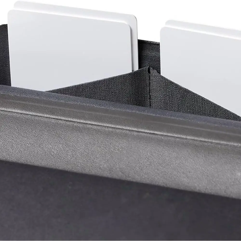 Leather Notebook Cover, Black - Premium Folio for Protection and Style