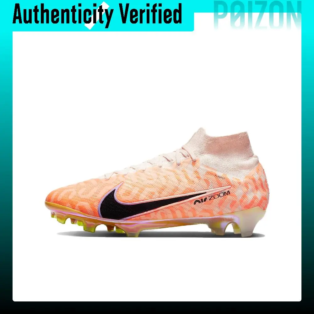Nike Mercurial Superfly 9 FG Firm Ground Natural Grass Fabric Slip Resistant Abrasion Resistant Soccer Shoes Unisex DZ3457-800