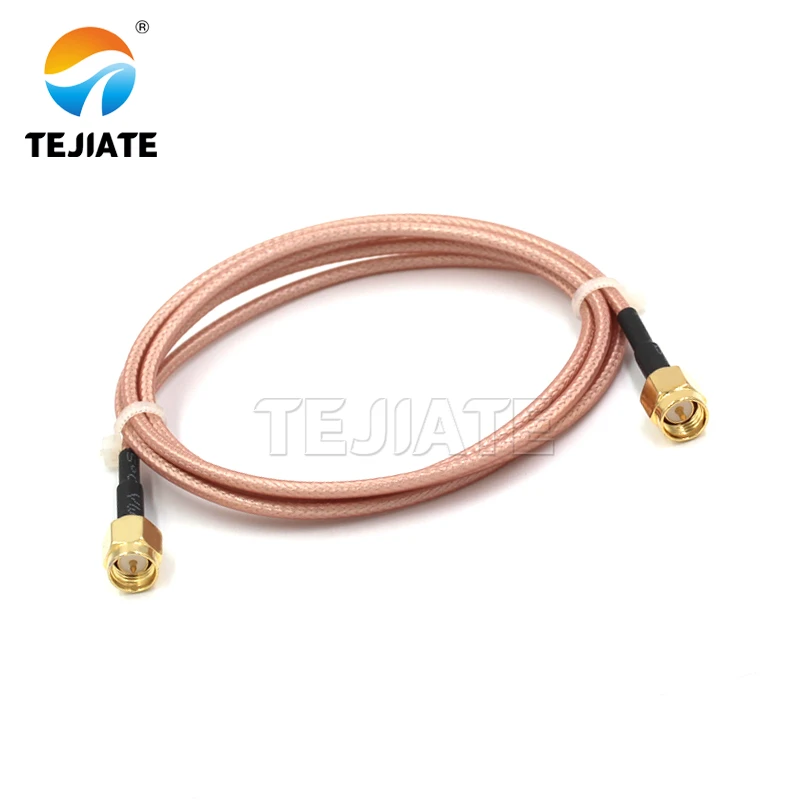 1PCS SMA Male To SMA male RG316 cable assembly Jumper Pigtail 5cm/10/15/30/50cm/1m SMA plug Crimp FPV RG316 Cable 50ohms SMA-JJ