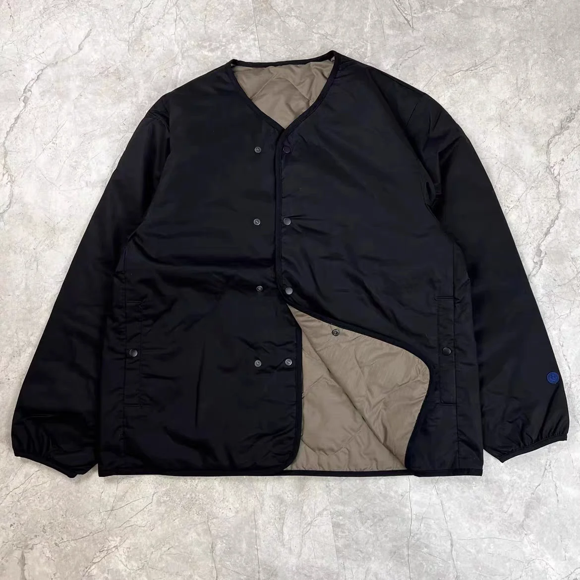 Japan Style Nanamica Reversible Down Cardigan Japanese-style Jacket 21AW Coat