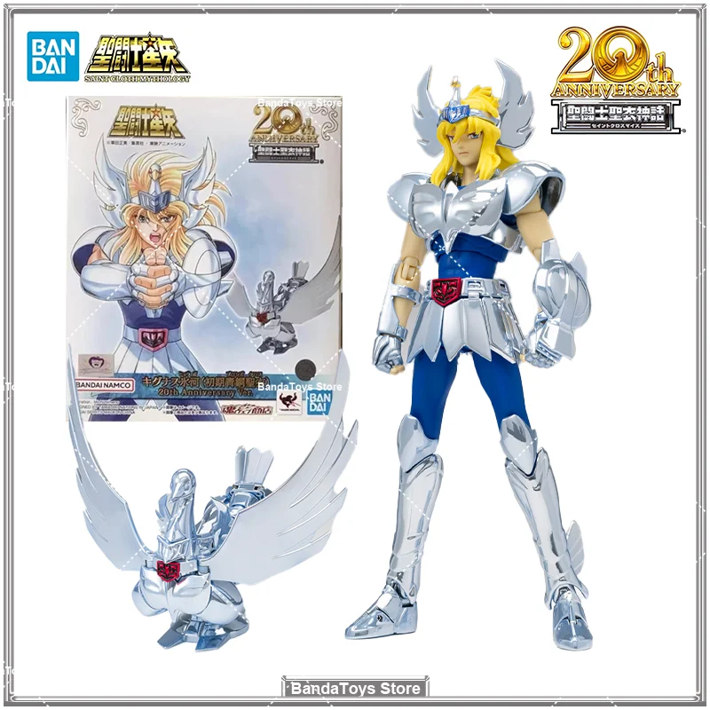 

В наличии оригинальные BANDAI Saint Cloth Myth EX CYGNUS HYOGA 20-летие Ver аниме экшн-коллекция фигурки модель игрушки