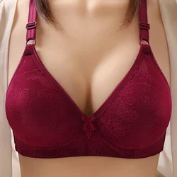 Female 36-42 BC Bra for Women Brassiere Sexy Lingerie Underwear Bralette Seamless Comfortable Plus Size Gathered Bras Underwear