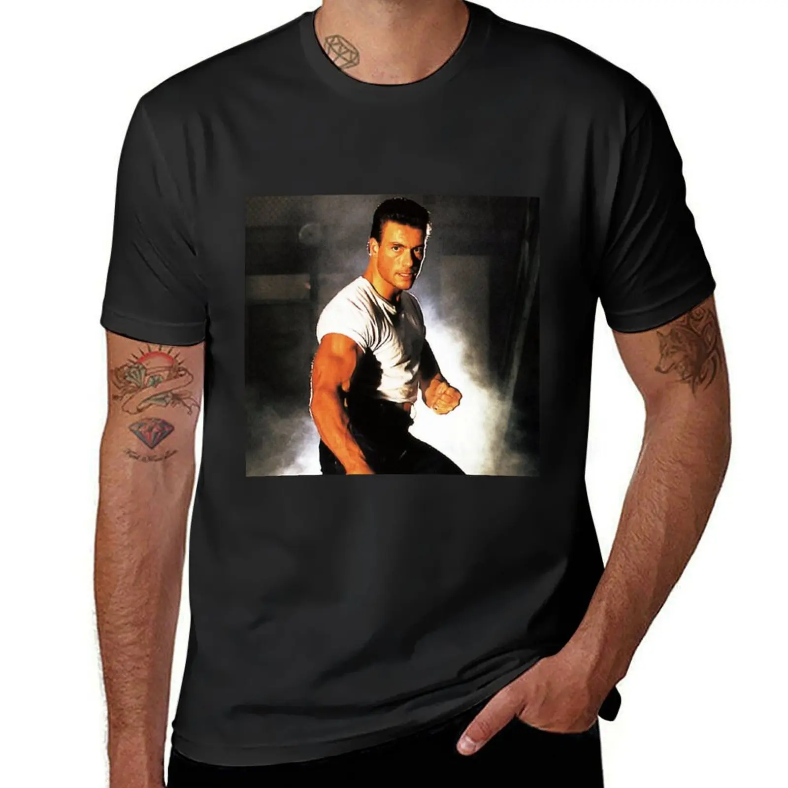 Jean-Claude van Damme T-Shirt plain graphics aesthetic clothes sweat mens t shirts