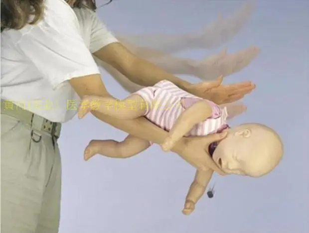 Advanced infant airway obstruction and CPR model infantile infarct simulator model Heimlichmanauver teaching baby model