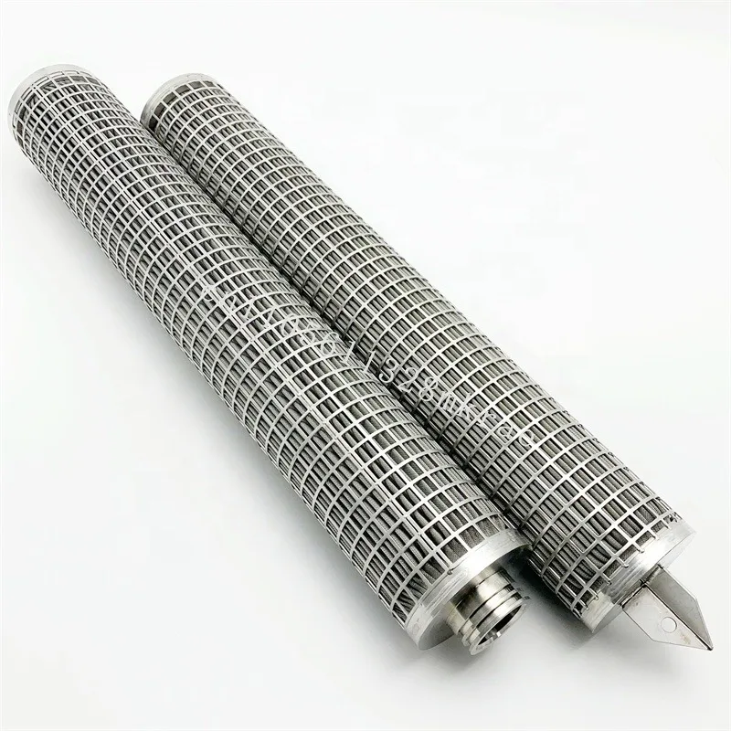 

Stainless steel water bag filter pleated filter element sintered metal filter for new hydraulic oil filtration