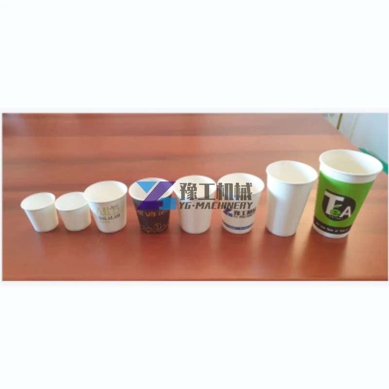 Disposable Double Wall Coffee Carton Cardboard Paper Water Cups Making Production Line Machine Price