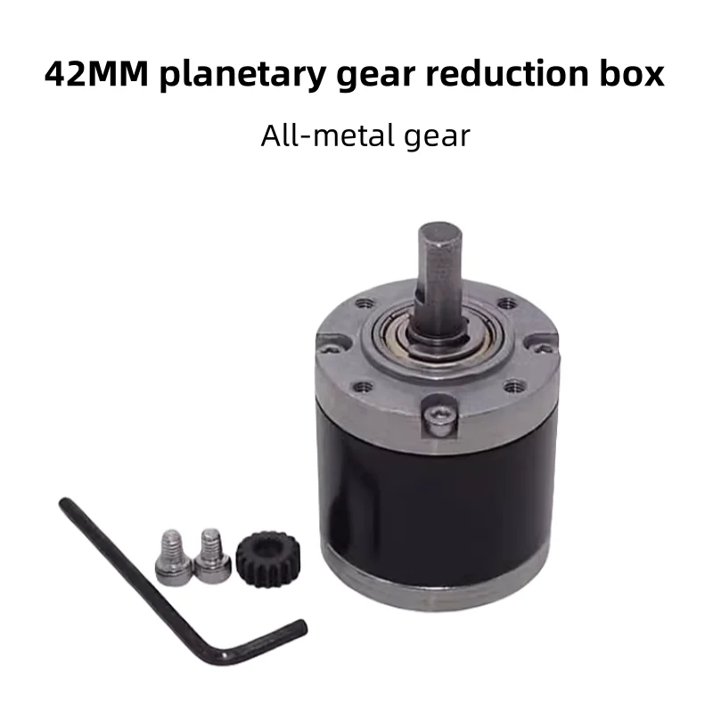 42MM Planetary Gear Reduction Box 775/795/885/895 Motor Transmission Large Torque All Metal Gearbox