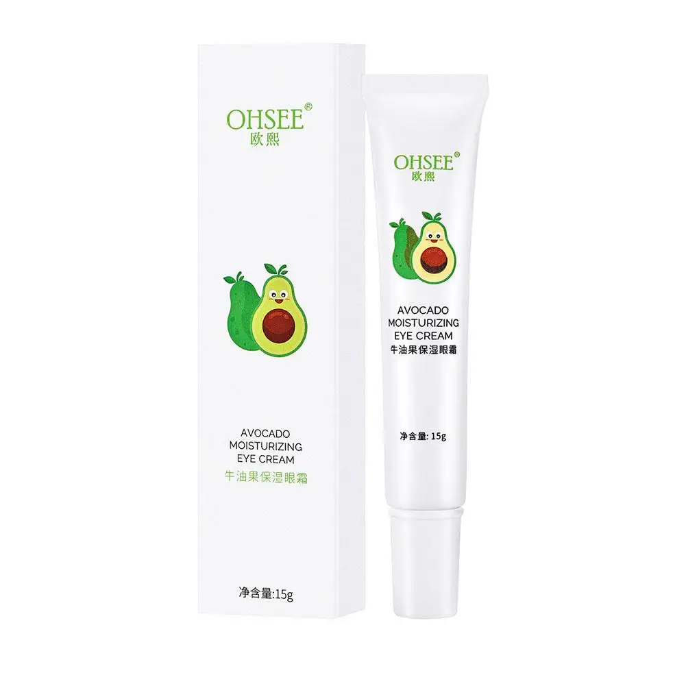 Creme hidratante para olhos para círculos escuros, abacate, nutritivo, reafirmante, pele, bolsas, sob os olhos, creme anti-rugas, R0N5