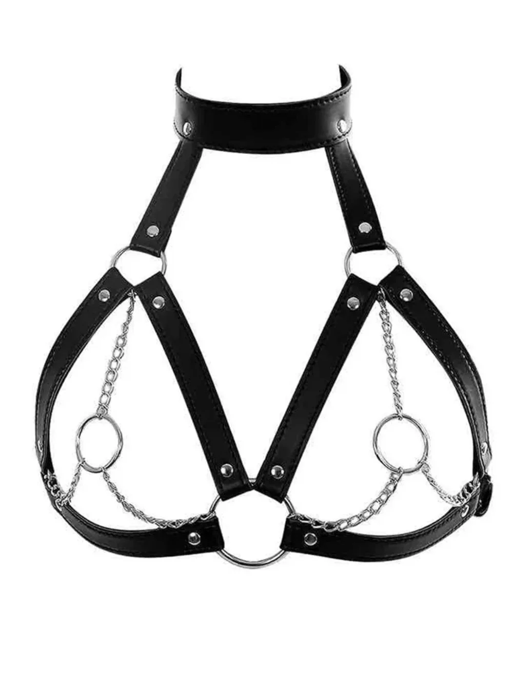 Women's Sensual Leather Body Harness - BDSM Restraint Straps, Gothic Fetish Lingerie Adult Accessory sexo juguete sexulaes - Image 6