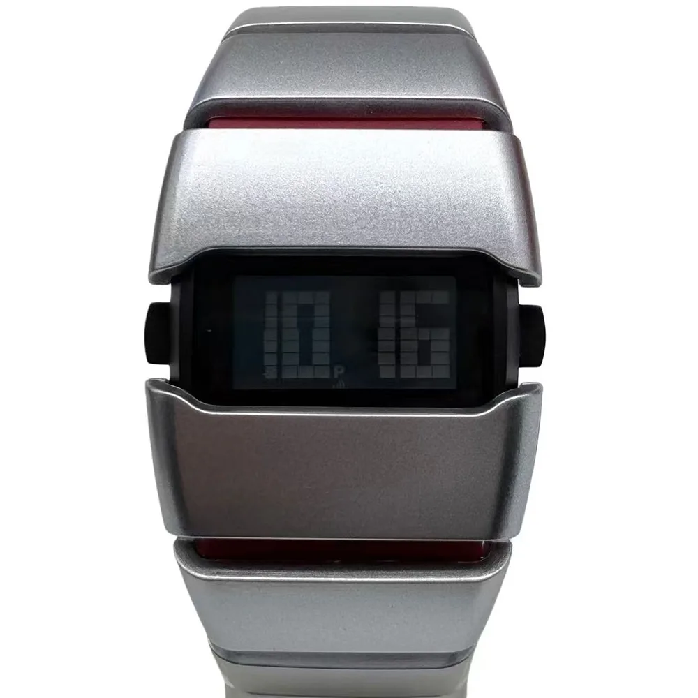 Men's Rectangular Dial Waterproof Quartz Watch